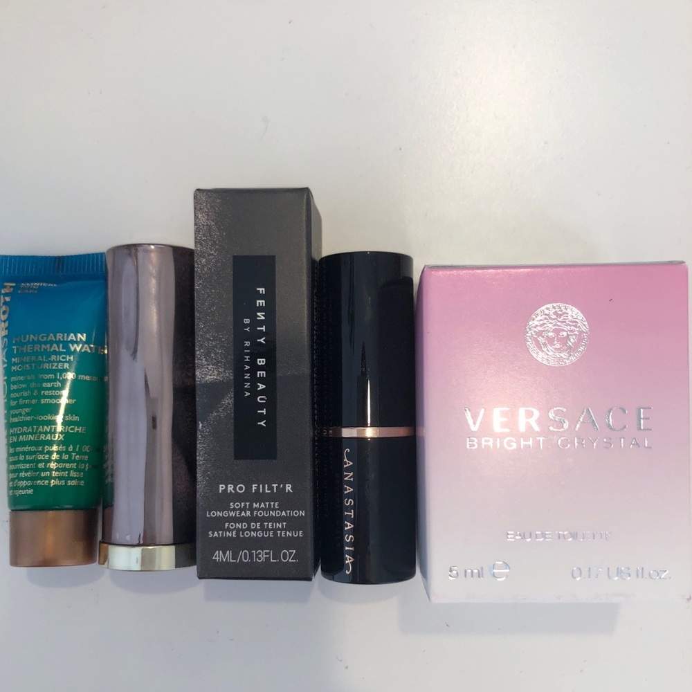 Sephora sample sized products! Full size lip!